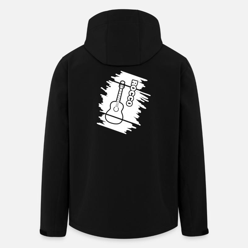 Guitar Rocco - Men’s Recycled Softshell Jacket by Stanley/Stella - black