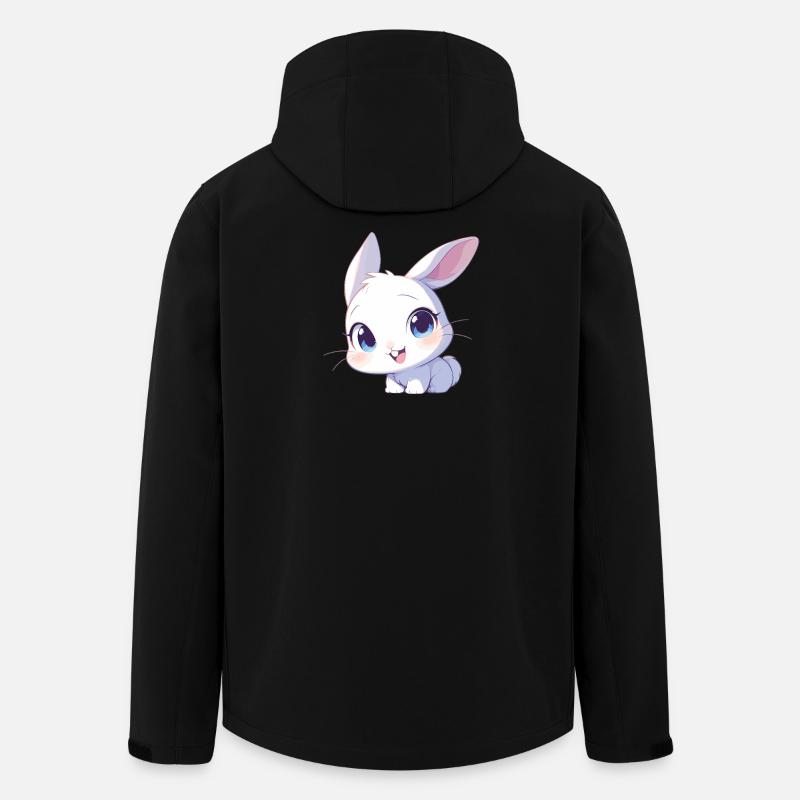 Hasen Hase - Recycelte Männer Softshell-Jacke von Stanley/Stella - Schwarz