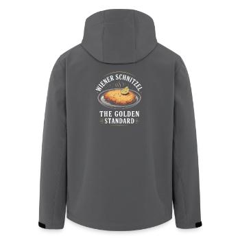 Wiener Schnitzel Golden Standard - Veste softshell homme en polyester recyclé Stanley/Stella - noir - Dos - AI Model Male 185 light (185cm)