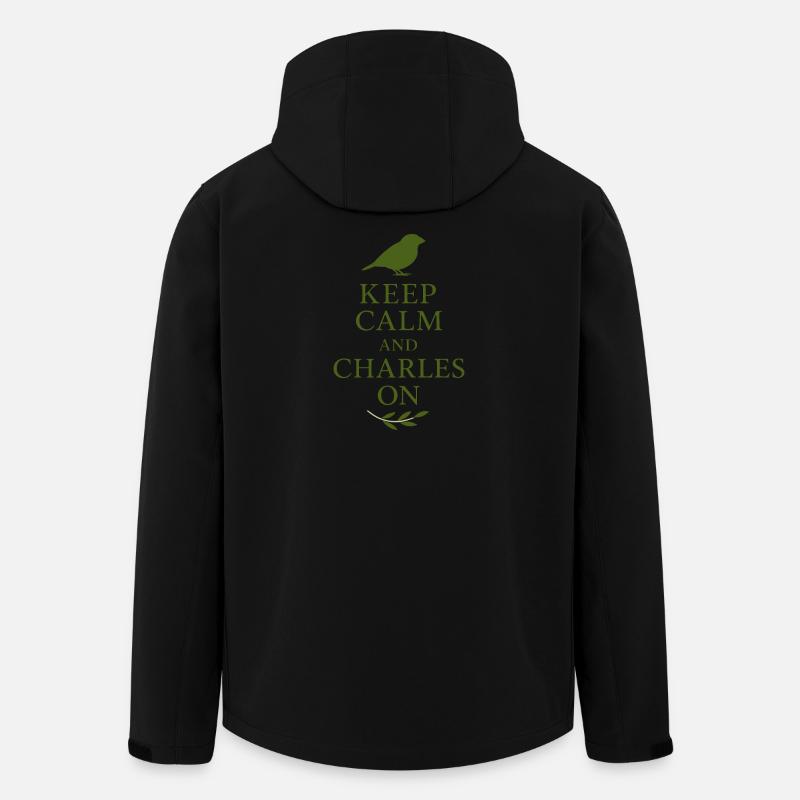 Charles Darwin Geschenk Natürliche - Recycelte Männer Softshell-Jacke von Stanley/Stella - Schwarz