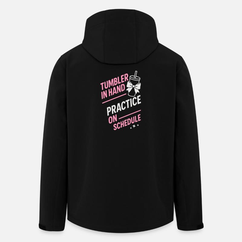 Cheer Mom Club Geschenk - Recycelte Männer Softshell-Jacke von Stanley/Stella - Schwarz