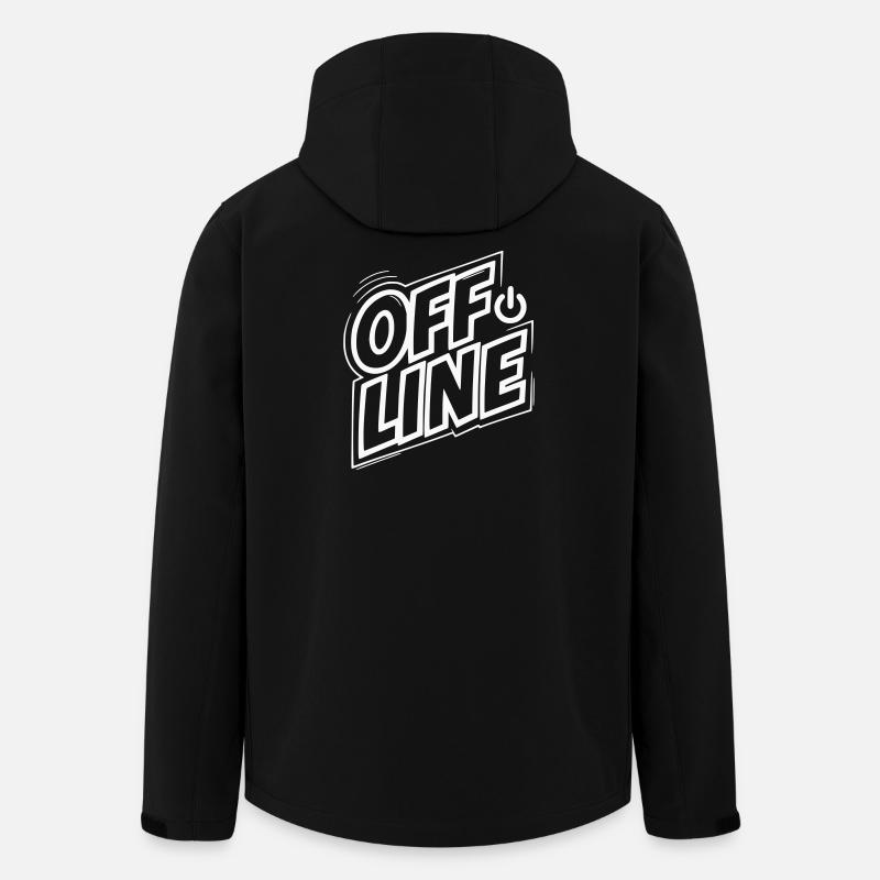 Mode hors ligne rétro - Veste softshell homme en polyester recyclé Stanley/Stella - noir