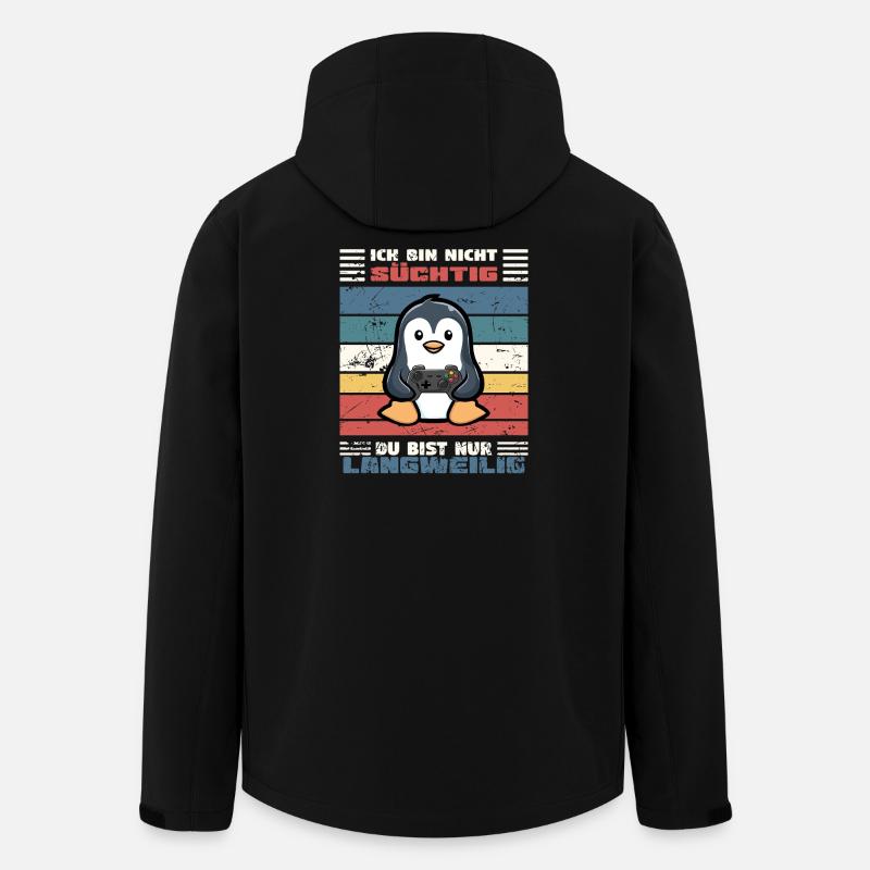 süchtiger zocker - Recycelte Männer Softshell-Jacke von Stanley/Stella - Schwarz