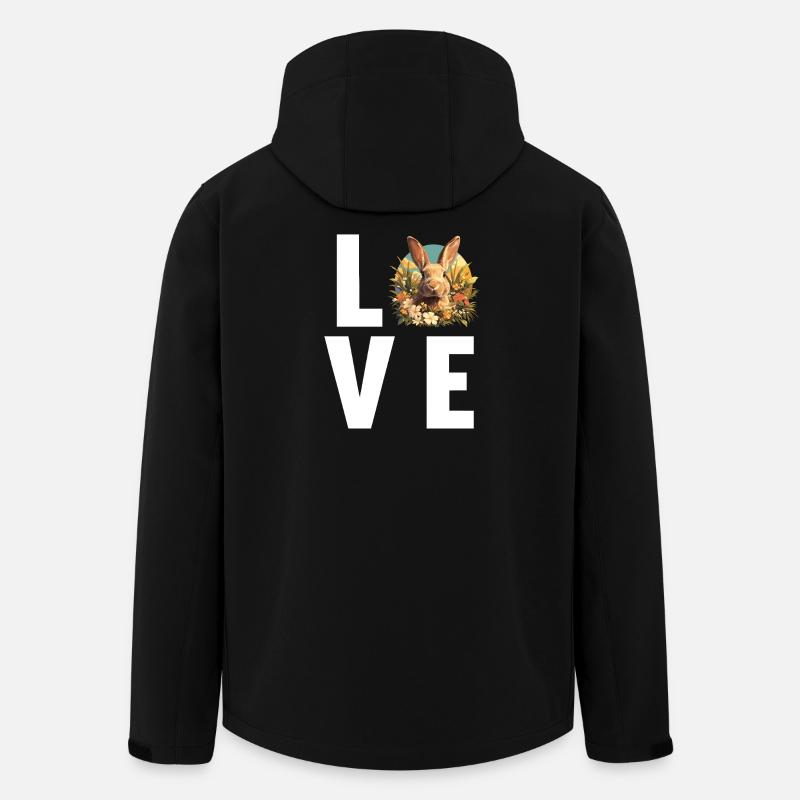 Bunny Bunny - Men’s Recycled Softshell Jacket by Stanley/Stella - black