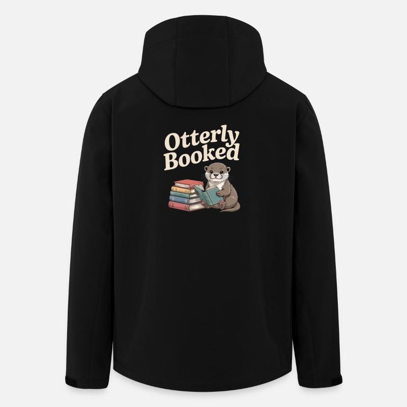 The Reader Otter - Men’s Recycled Softshell Jacket by Stanley/Stella - black