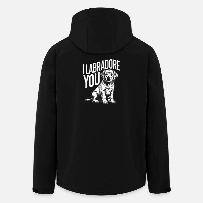 I Labrador You - Men’s Recycled Softshell Jacket by Stanley/Stella - black
