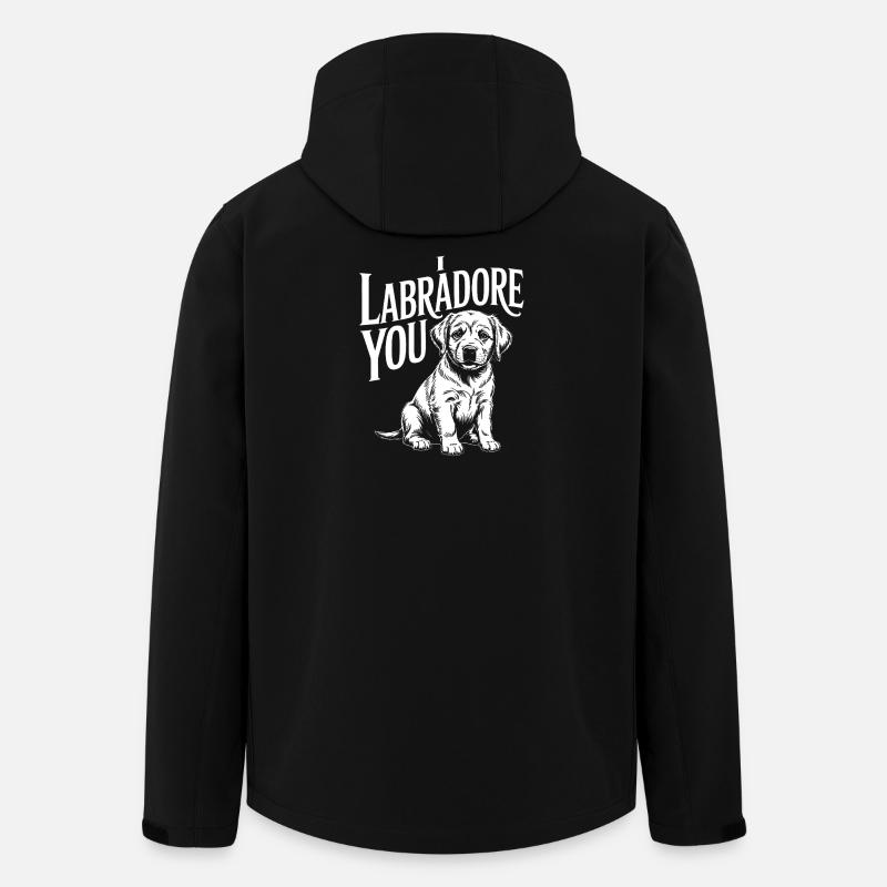 I Labrador You - Men’s Recycled Softshell Jacket by Stanley/Stella - black