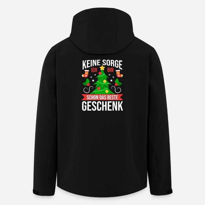 Noël du Père Noël - Veste softshell homme en polyester recyclé Stanley/Stella - noir