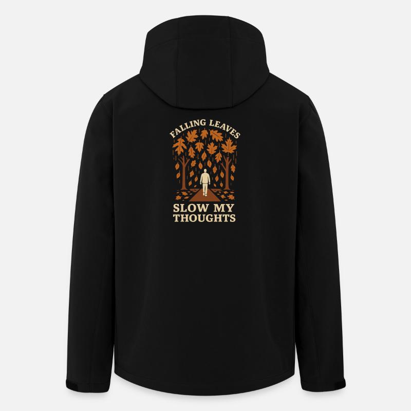 Forest Walk Overthinker Mental Reset - Men’s Recycled Softshell Jacket by Stanley/Stella - black