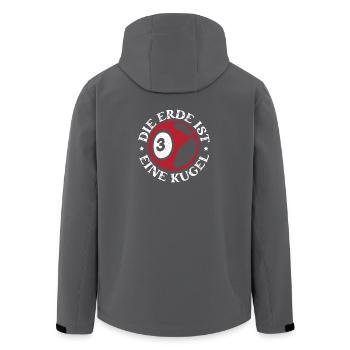 Bingo Game The Earth Is A Ball Bingo - Men’s Recycled Softshell Jacket by Stanley/Stella - black - Back - AI Model Male 185 light (185cm)