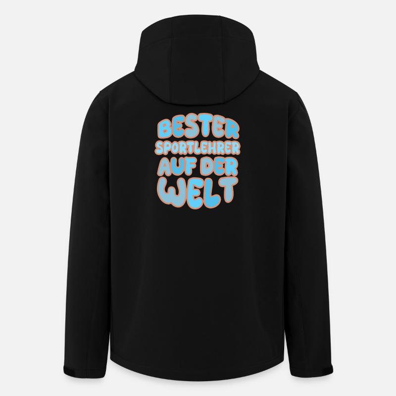 Physical education teacher as a vocation - Men’s Recycled Softshell Jacket by Stanley/Stella - black