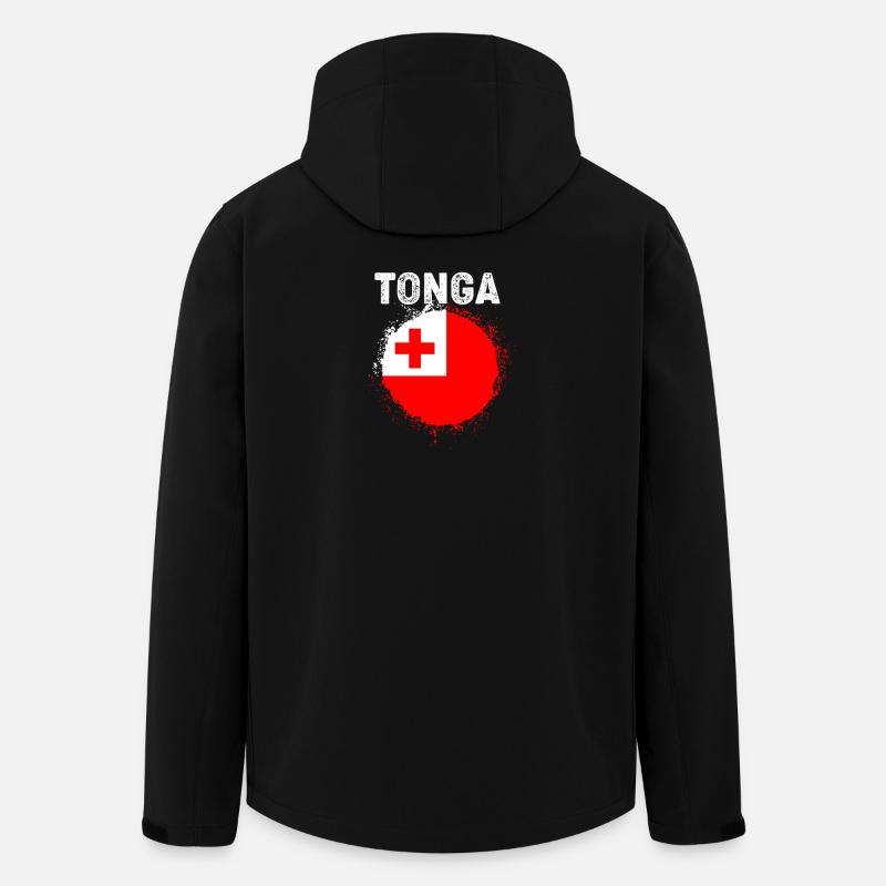 Tonga Tonga Tonga Rugby Tonga - Men’s Recycled Softshell Jacket by Stanley/Stella - black