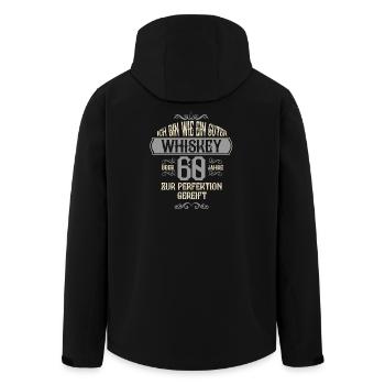 60. Geburtstag 60 Jahre alt Spruch Geschenk - Recycelte Männer Softshell-Jacke von Stanley/Stella - Schwarz - Hinten - AI Model Male 185 light (185cm)