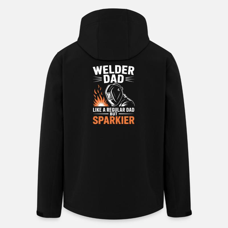 Schweißer Spruch Beruf Lustiges Schweißer Geschenk - Recycelte Männer Softshell-Jacke von Stanley/Stella - Schwarz