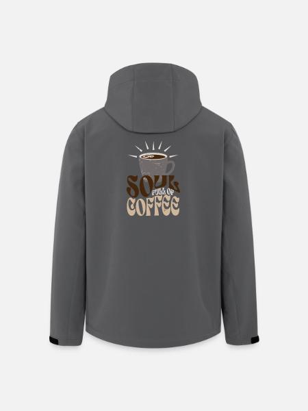 Kaffeeliebhaber - Spruch - Recycelte Männer Softshell-Jacke von Stanley/Stella - Schwarz