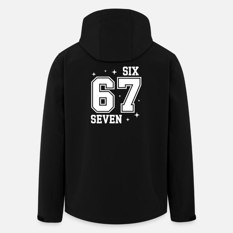 67 - Six Seven SixSeven 6-7  - Men’s Recycled Softshell Jacket by Stanley/Stella - black
