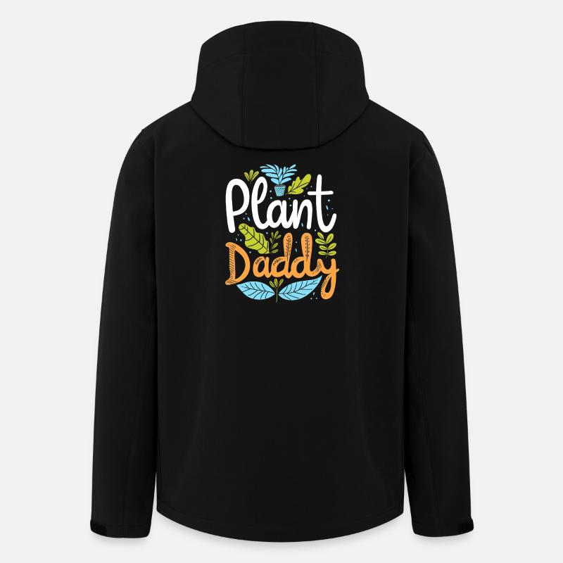 Plant Daddy – Fun Botany & Plant Lover - Men’s Recycled Softshell Jacket by Stanley/Stella - black