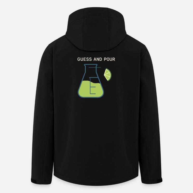 Shaker Stuck Mixologue débutant - Veste softshell homme en polyester recyclé Stanley/Stella - noir