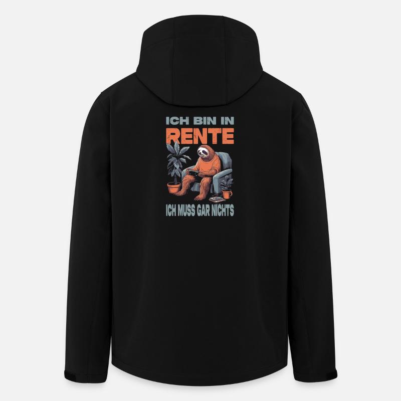 Retired Retirement Gift Idea - Men’s Recycled Softshell Jacket by Stanley/Stella - black