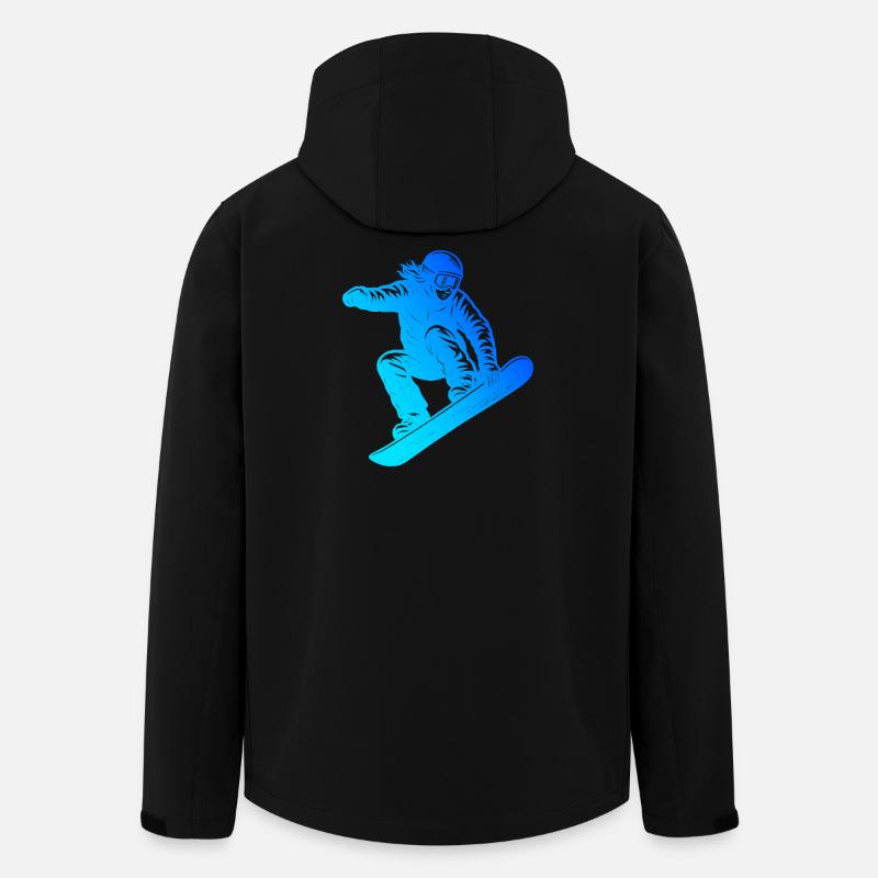 Short and clear snowboard - Men’s Recycled Softshell Jacket by Stanley/Stella - black