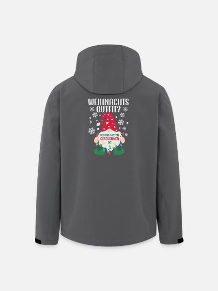 Tenue de Noël Cookie Baking Noël - Veste softshell homme en polyester recyclé Stanley/Stella - noir