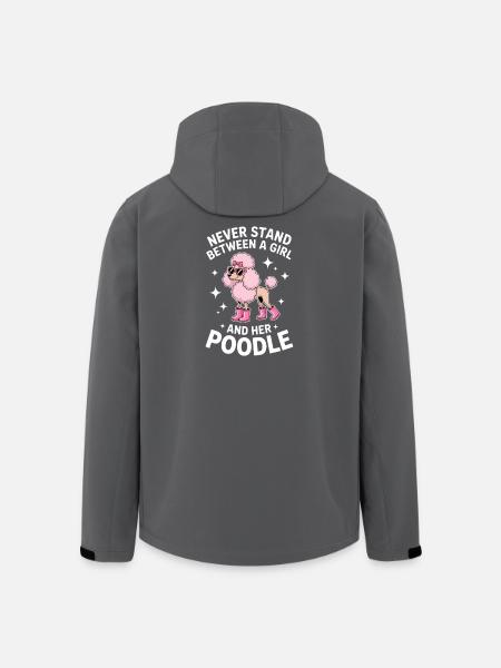 Poodle Sayings Funny Poodle Gift - Men’s Recycled Softshell Jacket by Stanley/Stella - black