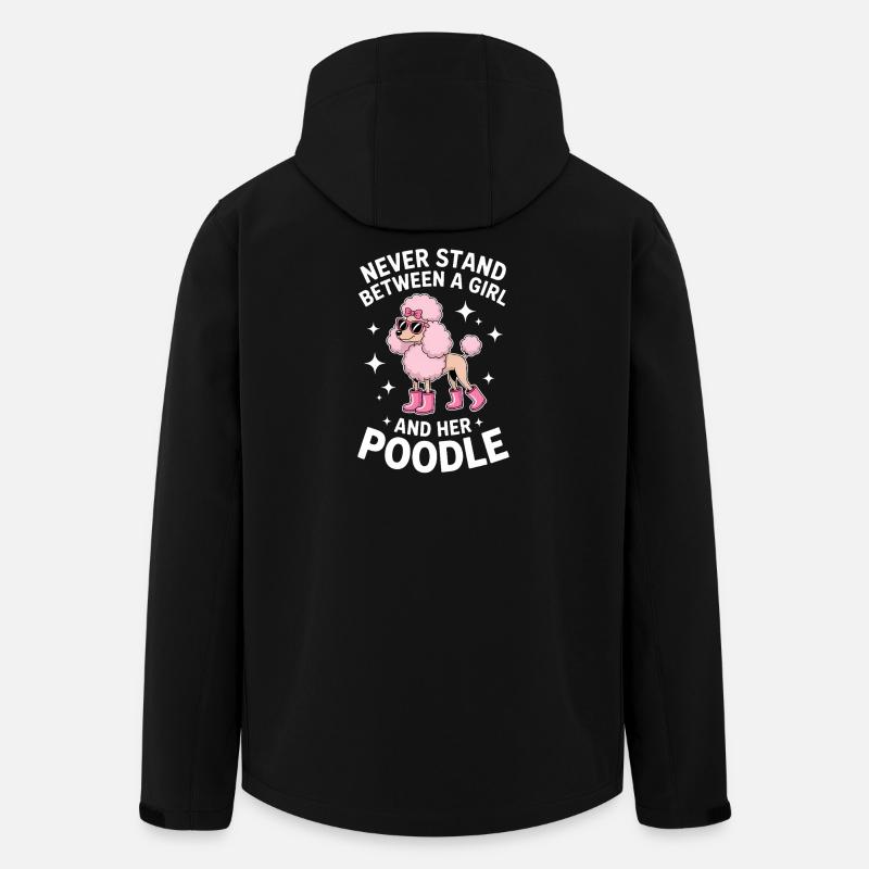 Poodle Sayings Funny Poodle Gift - Men’s Recycled Softshell Jacket by Stanley/Stella - black