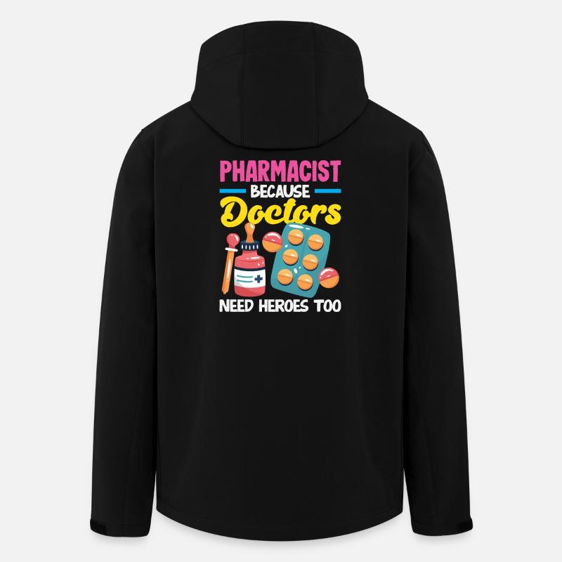 Apotheker Pharmazeutisch-technischer - Recycelte Männer Softshell-Jacke von Stanley/Stella - Schwarz
