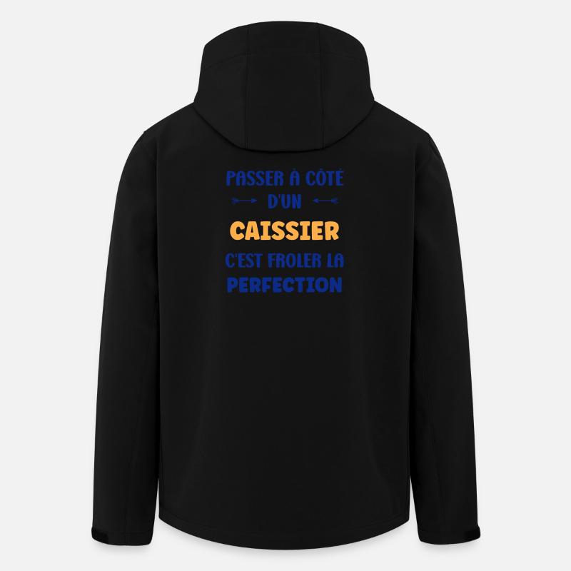 Frôler la perfection au passage caisse - Veste softshell homme en polyester recyclé Stanley/Stella - noir