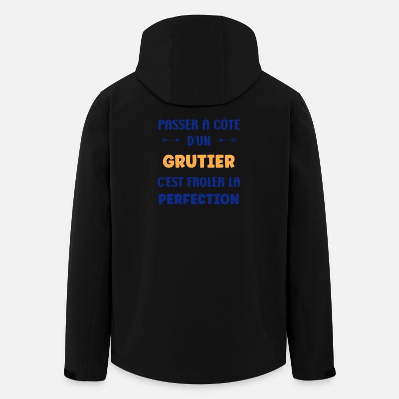 Passer à côté d’un grutier - Veste softshell homme en polyester recyclé Stanley/Stella - noir