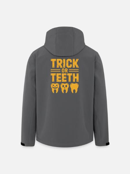 Trick or Teeth Halloween Tees - Men’s Recycled Softshell Jacket by Stanley/Stella - black
