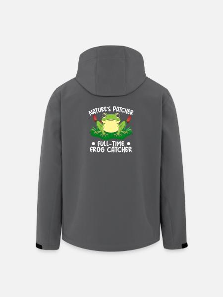 Frog Catcher Nature´s Patcher Full-Time Catcher - Recycelte Männer Softshell-Jacke von Stanley/Stella - Schwarz