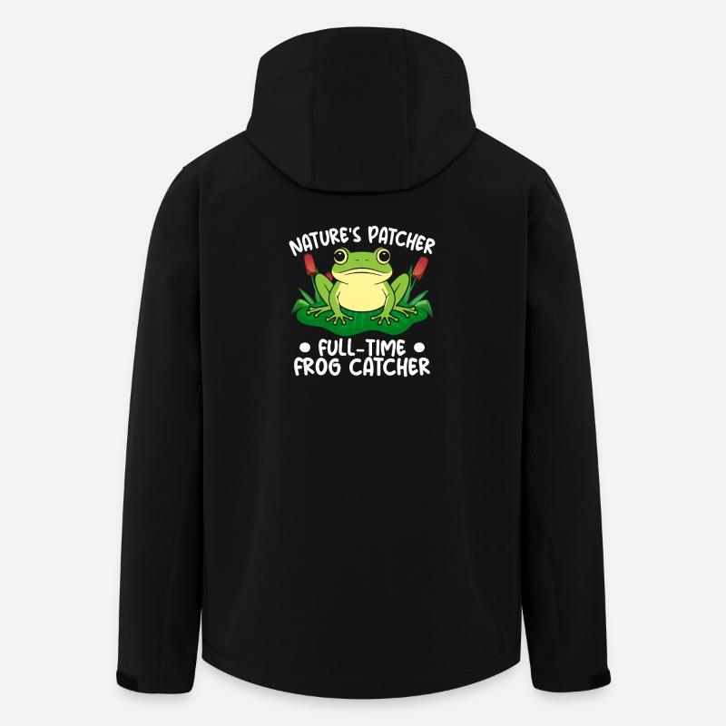 Frog Catcher Nature´s Patcher Full-Time Catcher - Recycelte Männer Softshell-Jacke von Stanley/Stella - Schwarz