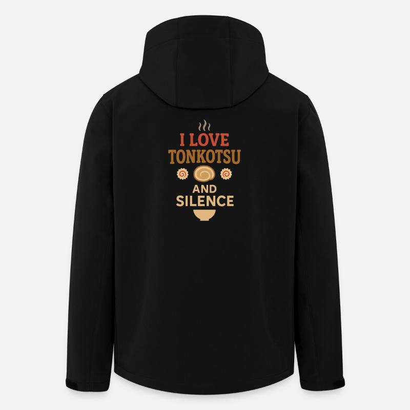 Ramen Bar Echte Ramen Tonkotsu Brühe - Recycelte Männer Softshell-Jacke von Stanley/Stella - Schwarz