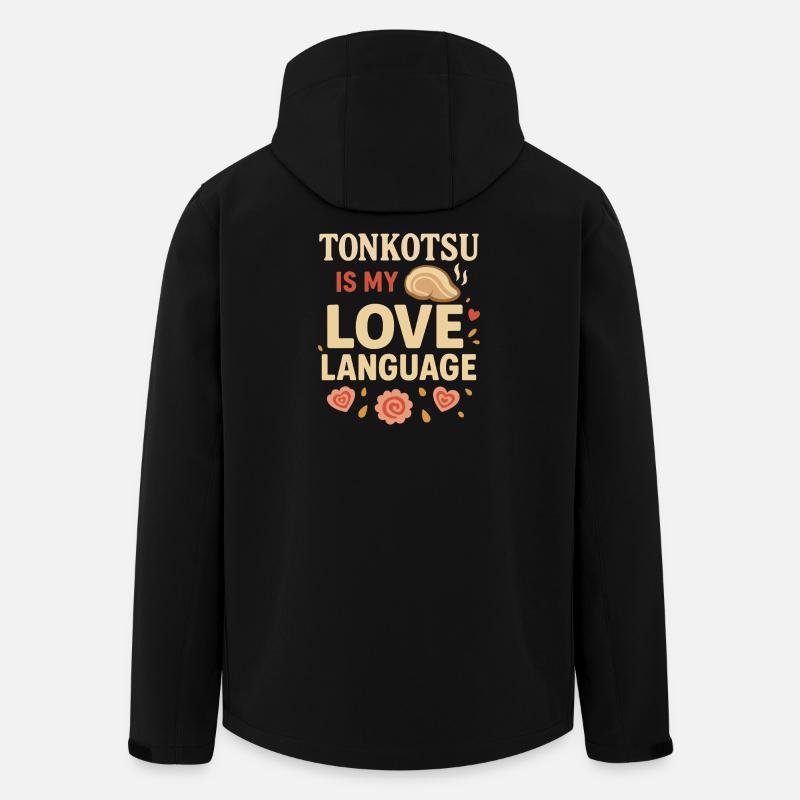 Ramen Bar Real Ramen Bouillon Tonkotsu - Veste softshell homme en polyester recyclé Stanley/Stella - noir
