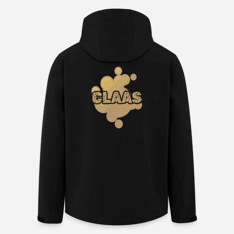 Claas - Recycelte Männer Softshell-Jacke von Stanley/Stella - Schwarz