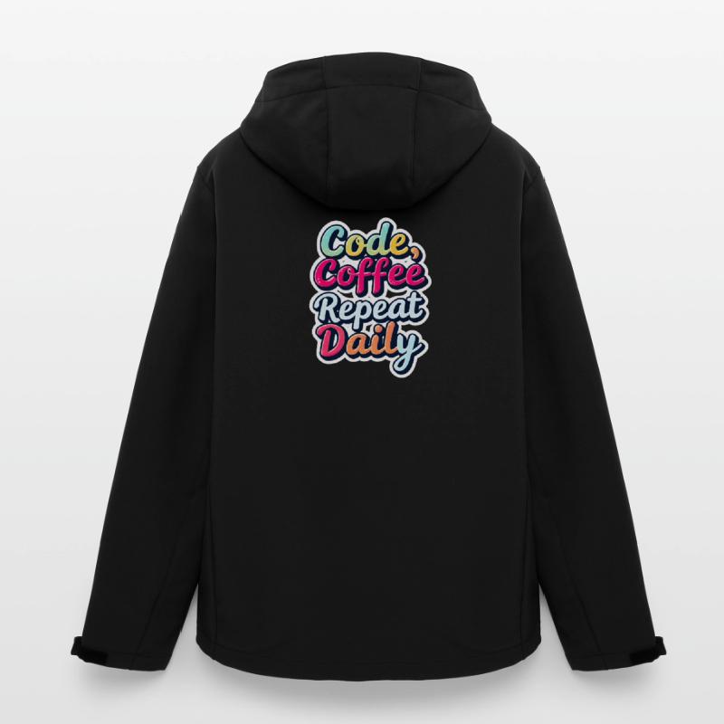 Code Schlaf Debug Wiederholungsprogramm Shirt Recycelte Männer Softshell-Jacke von Stanley/Stella