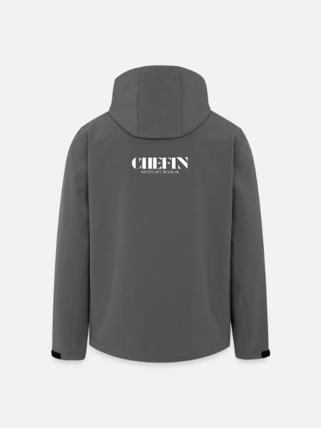 Chefin Spruch Nicht laut nur klar - Men’s Recycled Softshell Jacket by Stanley/Stella - black