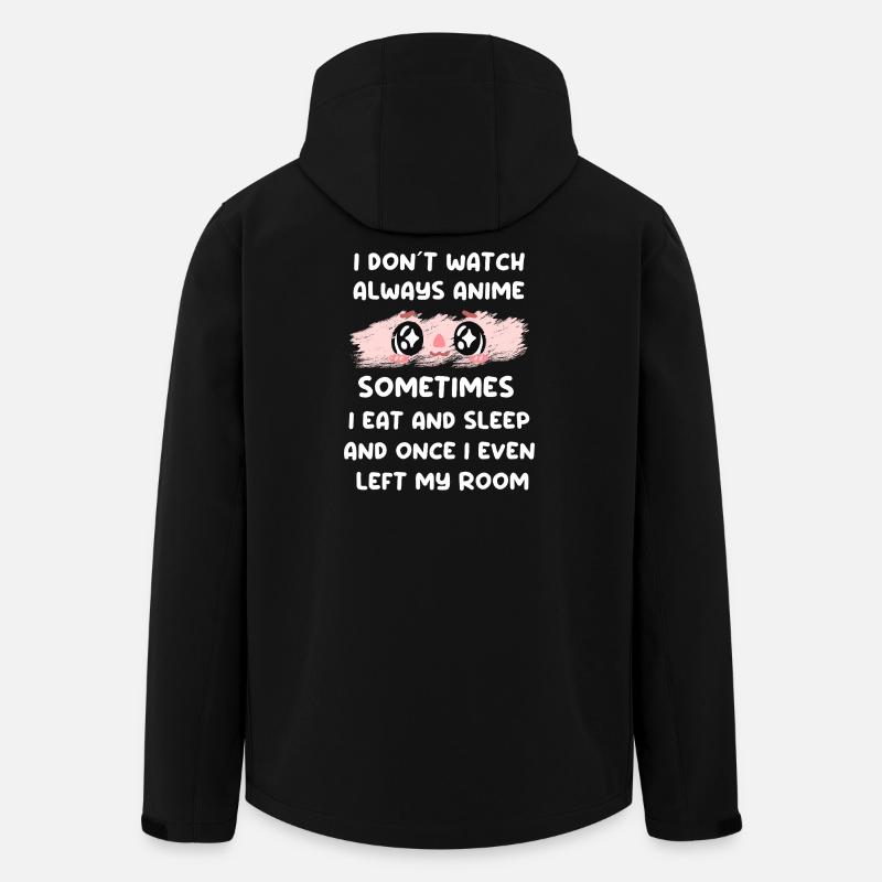 Anime - Recycelte Männer Softshell-Jacke von Stanley/Stella - Schwarz