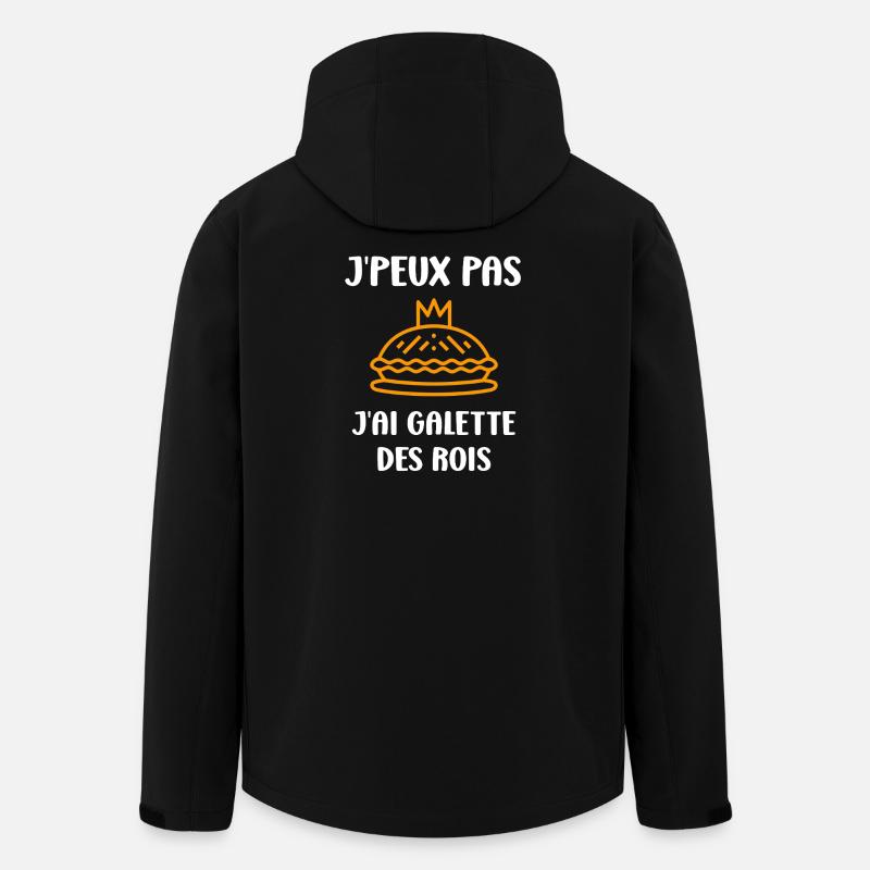 Humor galette des rois - Men’s Recycled Softshell Jacket by Stanley/Stella - black