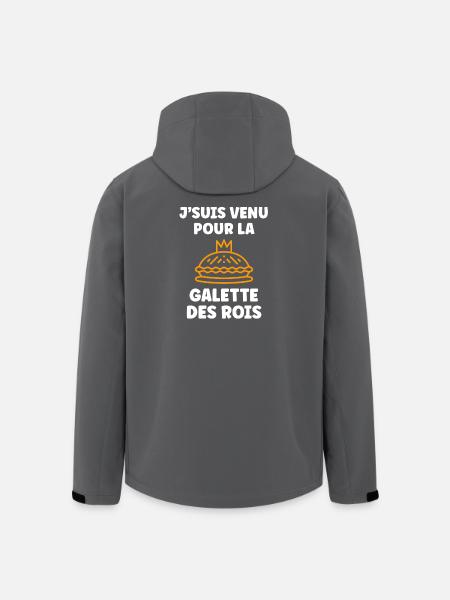 Humor galette des rois - Men’s Recycled Softshell Jacket by Stanley/Stella - black