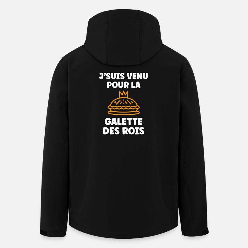 Humor galette des rois - Men’s Recycled Softshell Jacket by Stanley/Stella - black