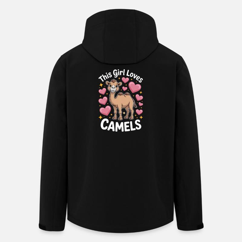 Kamele Spruch Lustiges Kamele Geschenk - Recycelte Männer Softshell-Jacke von Stanley/Stella - Schwarz