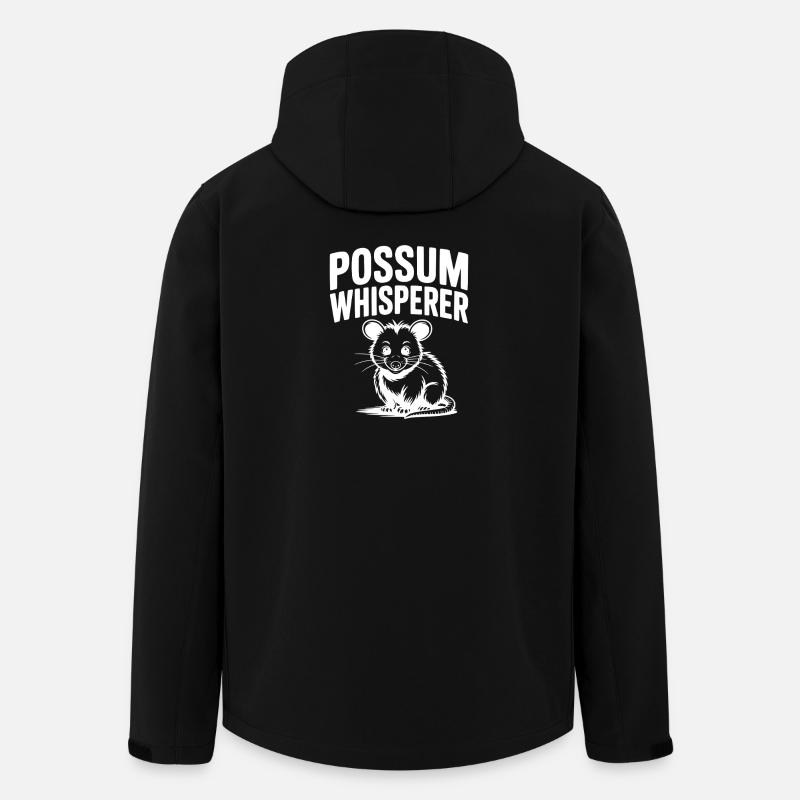 Possum Whisperer - Men’s Recycled Softshell Jacket by Stanley/Stella - black