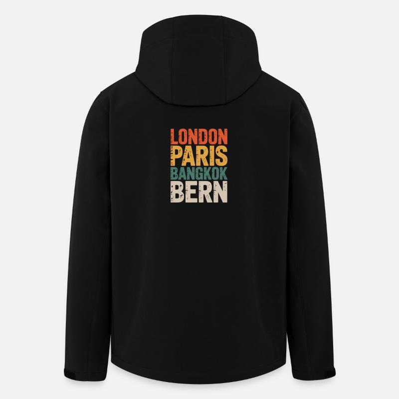 Bern - Men’s Recycled Softshell Jacket by Stanley/Stella - black