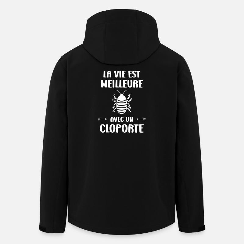 cloporte_-10- - Recycelte Männer Softshell-Jacke von Stanley/Stella - Schwarz