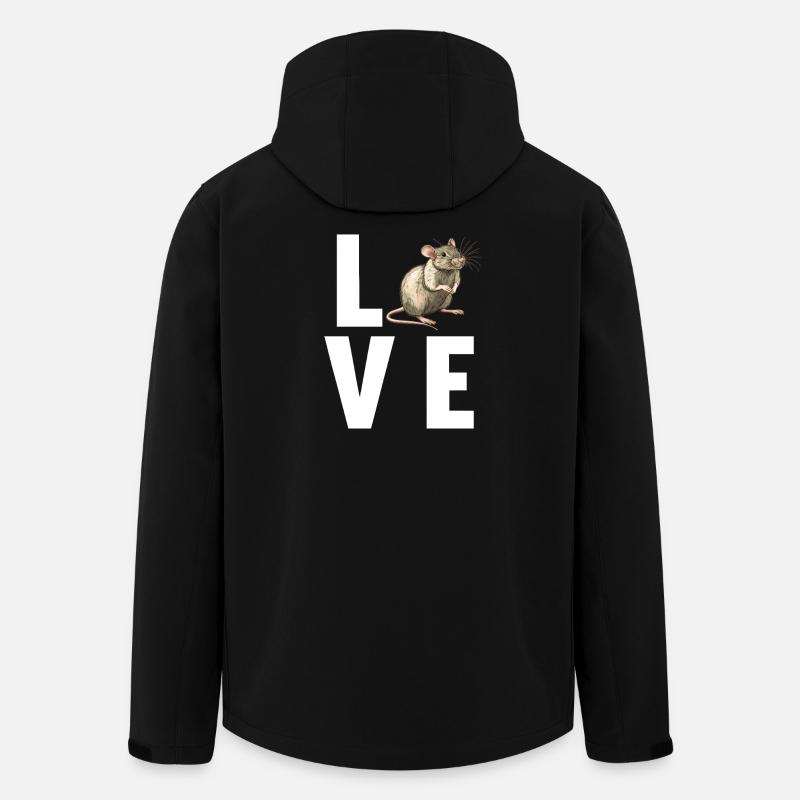 Rat Rat - Veste softshell homme en polyester recyclé Stanley/Stella - noir