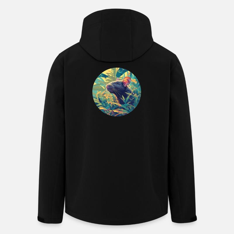 Rat Rat - Men’s Recycled Softshell Jacket by Stanley/Stella - black