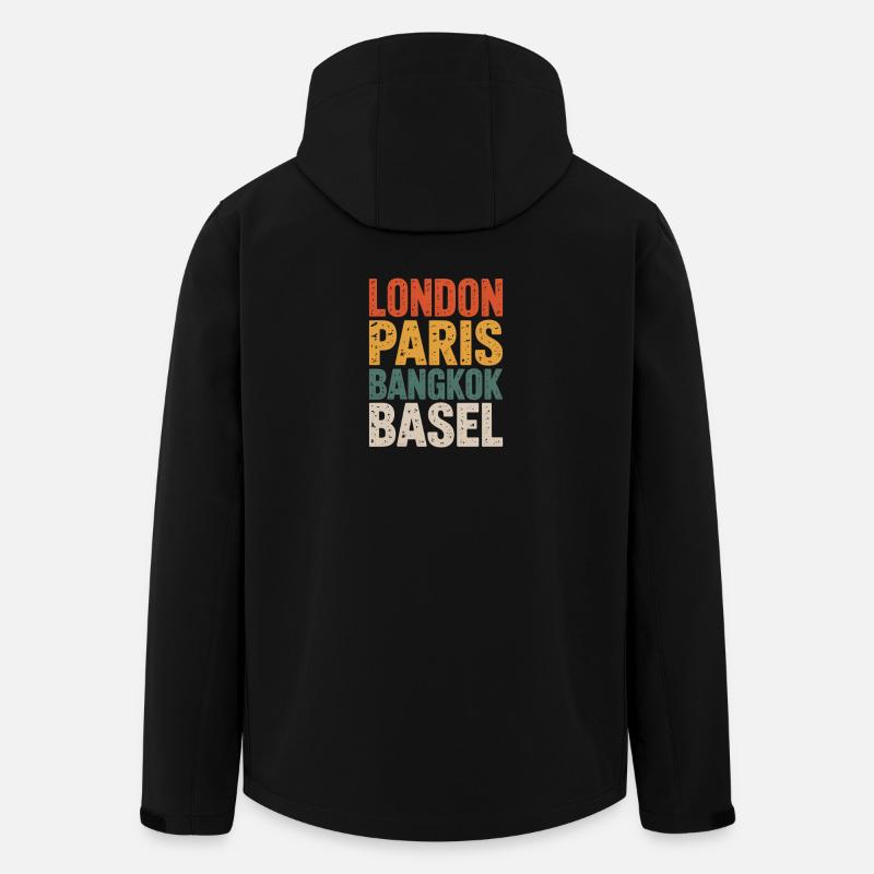 Basel - Recycelte Männer Softshell-Jacke von Stanley/Stella - Schwarz