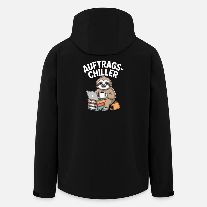 Commander Chiller Commander Chiller Bureau Sloth - Veste softshell homme en polyester recyclé Stanley/Stella - noir